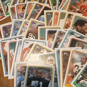 Topps Vintage Football Trading Cards Lot Of 42 Cards